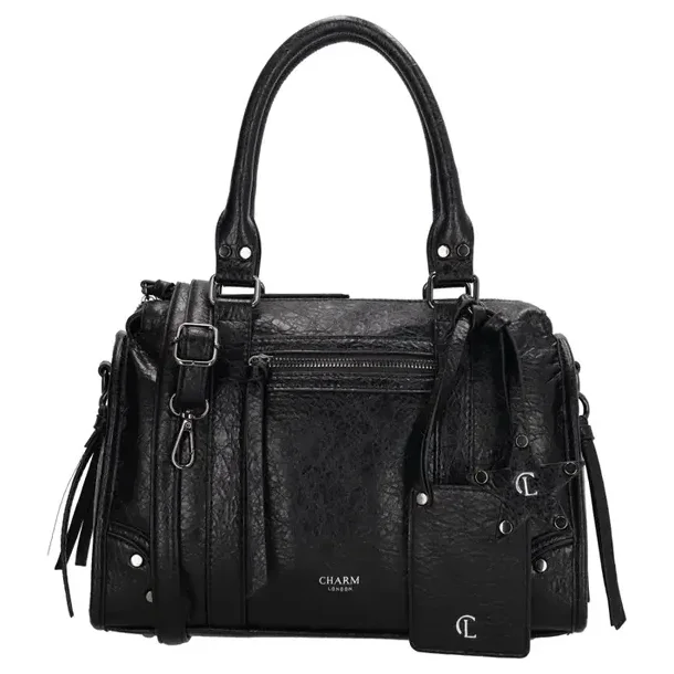 Charm London Berlin H�ndtaske Sort