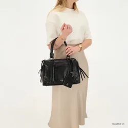 Charm London Berlin H�ndtaske Sort