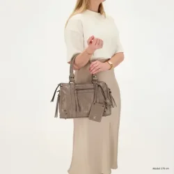 Charm London Berlin H�ndtaske Taupe