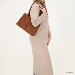 Beagles Majorca Shopper Cognac
