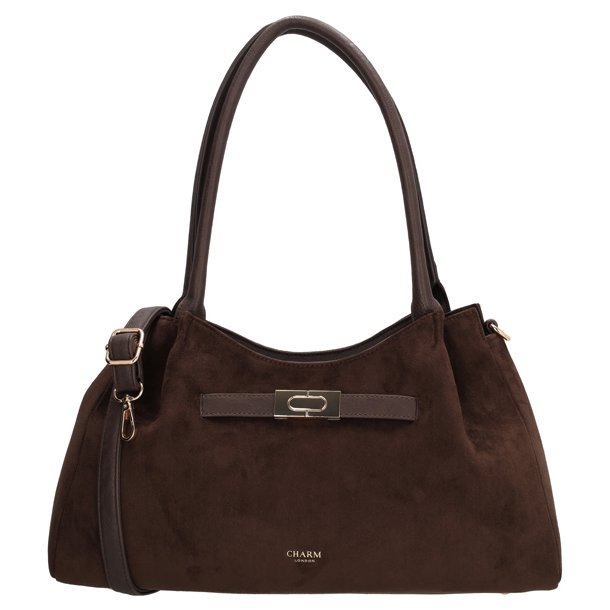 Charm London Dubai Skuldertaske M�rkebrun