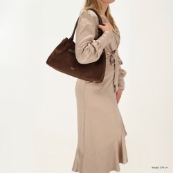 Charm London Dubai Skuldertaske M�rkebrun