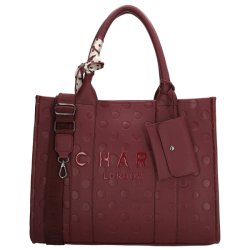 Charm London Bond Avenue Shopper 15,6" Bordeaux