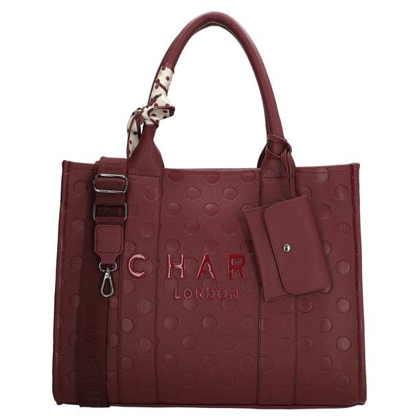 Charm London Bond Avenue Shopper 15,6" Bordeaux