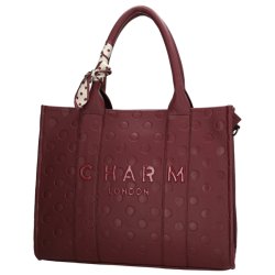 Charm London Bond Avenue Shopper 15,6" Bordeaux