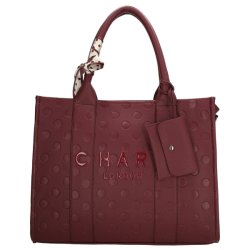 Charm London Bond Avenue Shopper 15,6" Bordeaux