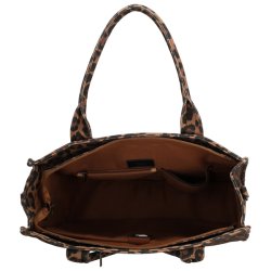 Charm London Bond Avenue Shopper 15,6" Leopardprint