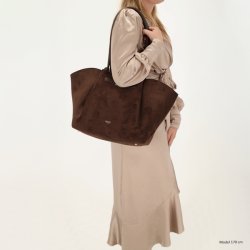 Charm London Dubai Shopper M�rkebrun