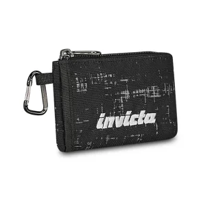 INVICTA  M�ntpung med karabinhage Sort/Gr�