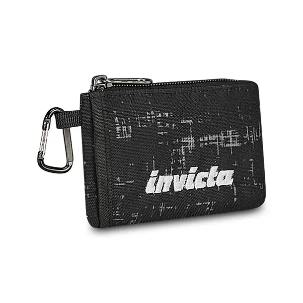 INVICTA  M�ntpung med karabinhage Sort/Gr�