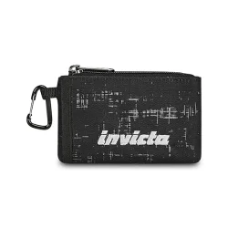 INVICTA  M�ntpung med karabinhage Sort/Gr�