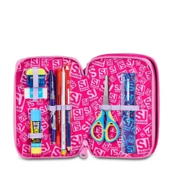 SJ GANG by SEVEN 3 ZIP Penalhus Soft Pouch Girl
