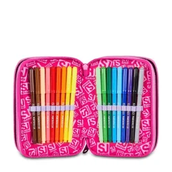 SJ GANG by SEVEN 3 ZIP Penalhus Soft Pouch Girl