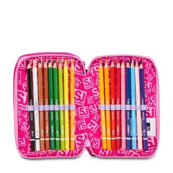 SJ GANG by SEVEN 3 ZIP Penalhus Soft Pouch Girl