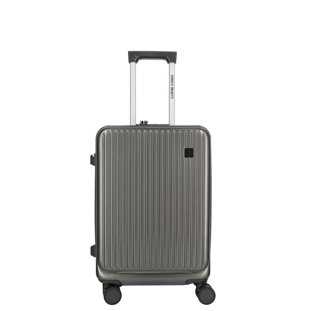 Enrico Benetti kabinekuffert 55 cm anthracite set forfra