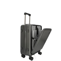 Enrico Benetti kabinekuffert 55 cm anthracite set fra siden