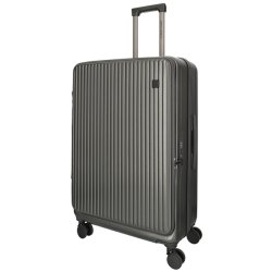 Enrico Benetti kuffert 75 cm anthracite skr�t forfra