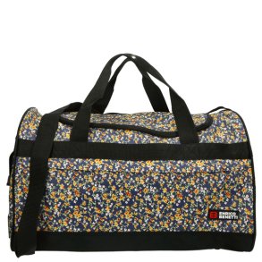 Enrico Benetti San Jos� rejsetaske med bl� blomster og skulderrem