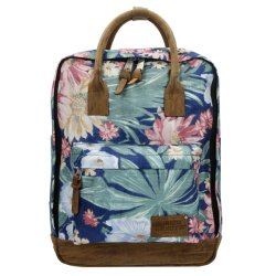 Enrico Benetti Santiago Navy Flower rygs�k med farverigt blomsterm�nster