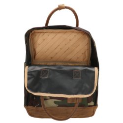 Enrico Benetti Santiago camouflage rygs�k med �bent hovedrum og tablet-rum