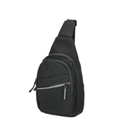 Enrico Benetti Bergen sort sling bag set skr�t forfra