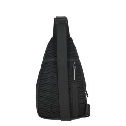 Enrico Benetti Bergen Sling Bag sort set bagfra med mesh og lynl�slomme