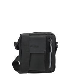 Enrico Benetti Bergen crossbody taske i sort set forfra
