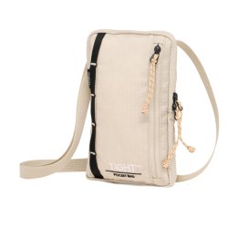 Hagl�fs Tight Pocket Bag Chalk Beige True Black crossover set forfra