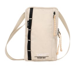 Hagl�fs Tight Pocket Bag Chalk Beige med justerbar skulderrem