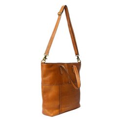 Layla arbejdstaske i Burned Tan med skulderrem