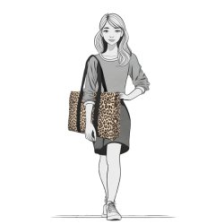 Enrico Benetti Jill Shopper Leopard Kunstl�der
