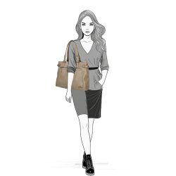 Enrico Benetti Julia Shopper Lys Taupe