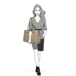 Enrico Benetti Julia Shopper Lys Taupe