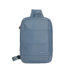 Travelite Workfloow crossover taske denim blue set forfra