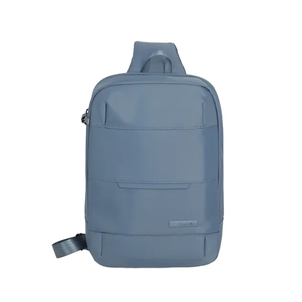 Travelite Workfloow crossover taske denim blue set forfra