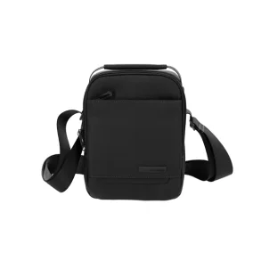 Travelite Workfloow skuldertaske sort set forfra