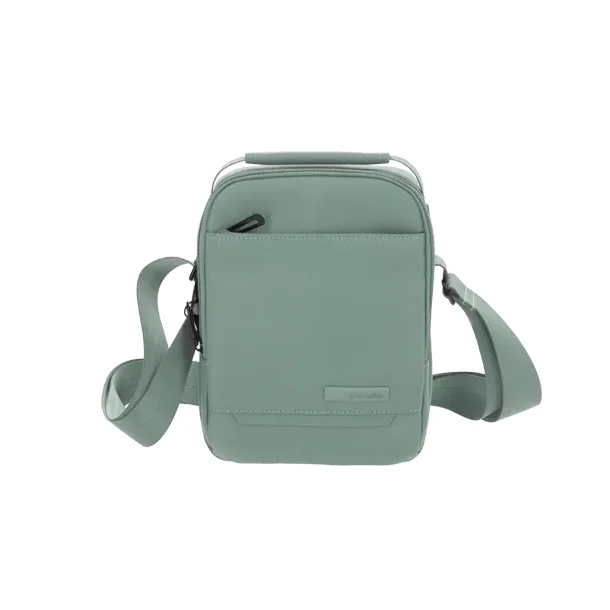 Travelite Workfloow skuldertaske salbei gr�n set forfra