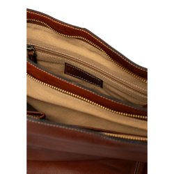 Indvendigt rum i ReDesigned Myra Big skuldertaske med lynl�slommer