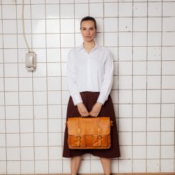 RE:DESIGNED Melia Big Arbejdsmappe Burned Tan