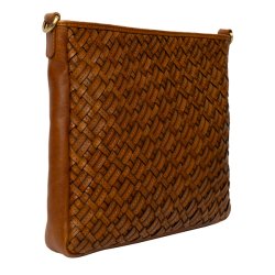 RE:DESIGNED Mika Medium Skuldertaske Tan