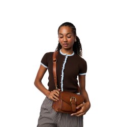 RE:DESIGNED Neko Skuldertaske Walnut