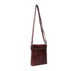 RE:DESIGNED Taya cognac set bagfra med lynl�slomme og justerbar skulderrem