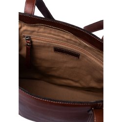 RE:DESIGNED Tira cognac med rummeligt hovedrum og indvendig lynl�slomme