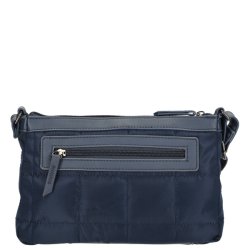 Enrico Benetti Demi crossbody m�rkebl� set bagfra med lynl�slomme