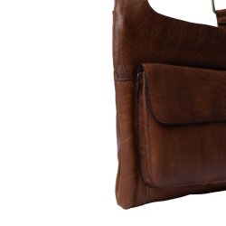 RE:DESIGNED Sara Small Skuldertaske Walnut 