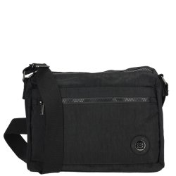 Enrico Benetti Suzie crossbody taske sort set forfra