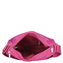 Enrico Benetti Suzie crossbody taske pink �ben med rummeligt hovedrum