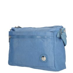 Enrico Benetti Suzie crossbody taske lysebl� skr�t forfra