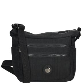 Enrico Benetti Suzie crossbody taske sort set forfra