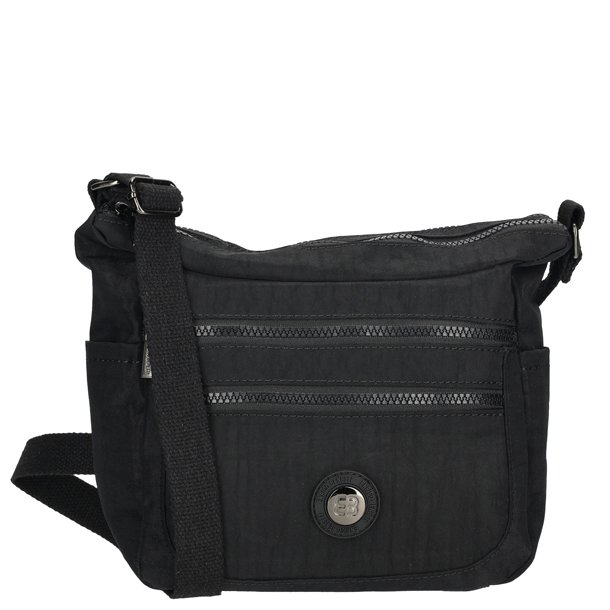 Enrico Benetti Suzie crossbody taske sort set forfra